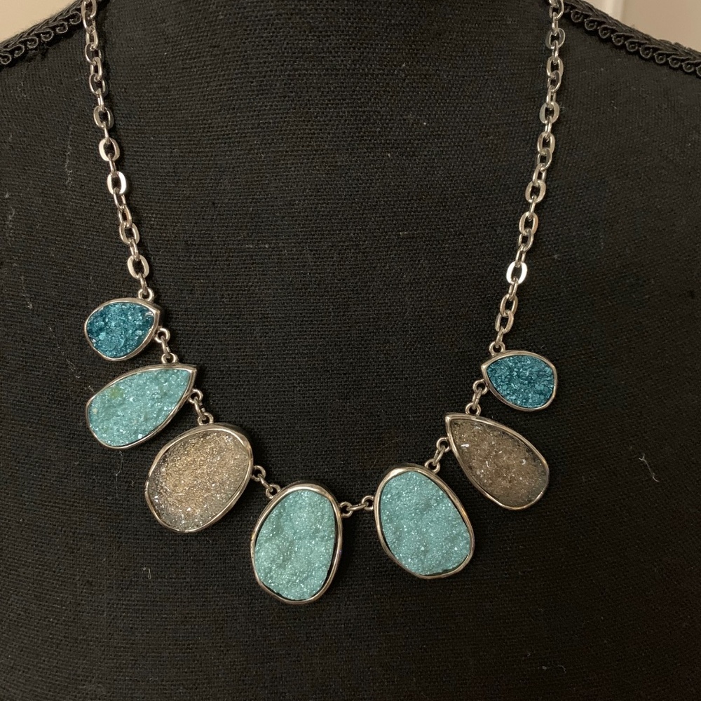 Costume faux stone necklace